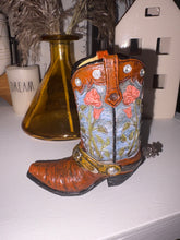 Load image into Gallery viewer, Small Ceramic Western Cowboy Boot Decorative Figure
