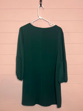 Load image into Gallery viewer, XL As U Wish Emerald Green Long Sleeve Shift Dress
