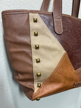 Load image into Gallery viewer, Rein &amp; Bridle Pleather Patchwork Purse ***MISSING ZIPPER***
