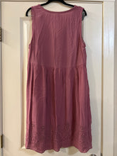 Load image into Gallery viewer, Large Knox Rose Boho Embroidered Eyelet Sleeveless Dress
