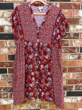 Load image into Gallery viewer, Medium Knox Rose Floral Print Boho Dress
