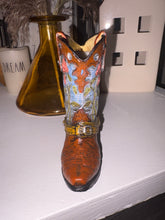 Load image into Gallery viewer, Small Ceramic Western Cowboy Boot Decorative Figure
