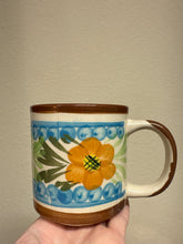 Load image into Gallery viewer, Set of 2 Boho Floral Coffee Mugs
