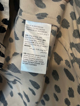 Load image into Gallery viewer, Small Chico’s Tan Leopard Dot Button Up Blouse
