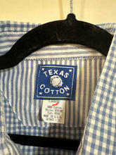 Load image into Gallery viewer, Large NWT Texas Cotton Vintage Gingham Plaid Tie Front Sleeveless Top
