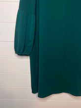 Load image into Gallery viewer, XL As U Wish Emerald Green Long Sleeve Shift Dress
