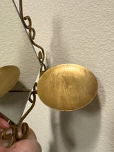 Load image into Gallery viewer, Bronze Gold Mirror Wall Sconce
