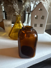 Load image into Gallery viewer, Vintage Amber Glass Snuff Bottle
