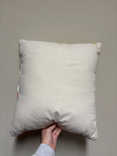 Load image into Gallery viewer, Threshold Boho Color Block Square Throw Pillow in an Ivory/Peach combination
