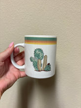 Load image into Gallery viewer, Vintage Meiwa Southwestern Cactus Coffee Mug
