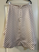 Load image into Gallery viewer, Size 8 Eva Mendes New York and Company Boho Silky Polka Dot Skirt
