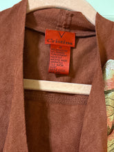 Load image into Gallery viewer, Medium Cristina Vintage Suede Embroidered Vest
