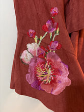Load image into Gallery viewer, Medium Cristina Vintage Suede Embroidered Vest
