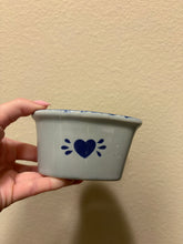Load image into Gallery viewer, Vintage Heart Shaped Stoneware Dip Bowls, Set of 2
