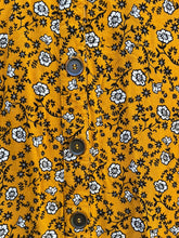 Load image into Gallery viewer, XL Magnolia Skye Mustard Yellow Floral Sun Dress
