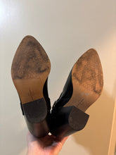 Load image into Gallery viewer, Size 6 Jessica Simpson Black Almond Toe Heeled Boots
