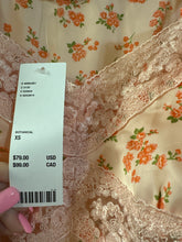 Load image into Gallery viewer, XS Urban Outfitters NWT Floral Lace Trim Midi Slip Dress

