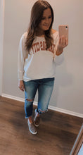 Load image into Gallery viewer, XXL Next Level Plus Size Ivory Kansas City Thin Oversized Sweatshirt
