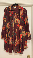 Large Umgee Boho Floral Kimono