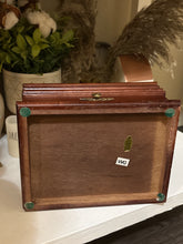 Load image into Gallery viewer, Vintage Bombay Company Wooden Gold Trim Jewelry Box
