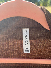 Load image into Gallery viewer, XL Zenana Brown Ribbed Shacket
