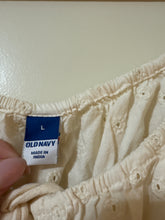 Load image into Gallery viewer, Large Old Navy Ivory Eyelet Dress
