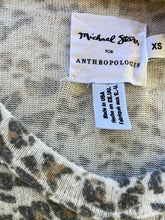Load image into Gallery viewer, XS Anthropologie Leopard Top
