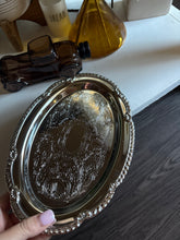 Load image into Gallery viewer, American Made Vintage Irvinware Silverplate Oval Tray
