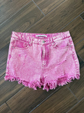 Load image into Gallery viewer, 11/30 Celebrity Pink Acid Wash Denim Cut Off Shorts
