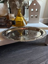 Load image into Gallery viewer, American Made Vintage Irvinware Silverplate Oval Tray
