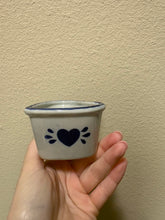 Load image into Gallery viewer, Vintage Heart Shaped Stoneware Dip Bowls, Set of 2
