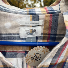 Load image into Gallery viewer, Small Old Navy Slim Fit Lightly Bleached Flannel
