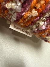 Load image into Gallery viewer, World Market Multicolor Boucle Stripe Lumbar Pillow
