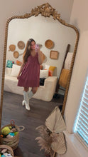 Load image into Gallery viewer, Large Knox Rose Boho Embroidered Eyelet Sleeveless Dress
