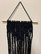 Load image into Gallery viewer, Black Boho Wall Hanger
