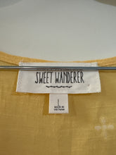 Load image into Gallery viewer, Fits like medium ***Sweet Wanderer Yellow Boho Floral Sundress
