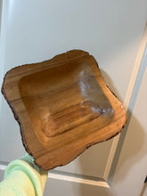 Load image into Gallery viewer, Square Wooden Dough Bowl
