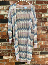 Load image into Gallery viewer, Medium/ Large She + Sky Knit Cardigan
