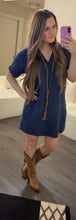 Load image into Gallery viewer, Long Brown Braided Fringe Western Boho Necklace
