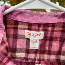 Load image into Gallery viewer, Kids 10-12 Long Sleeve Bleached Flannel
