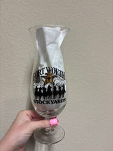 Load image into Gallery viewer, Fort Worth Stockyards Hurricane Glass
