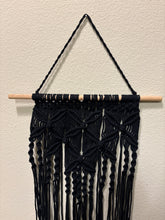 Load image into Gallery viewer, Black Boho Wall Hanger

