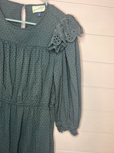 Load image into Gallery viewer, Medium Dark Gray Eyelet Ruffle Dress
