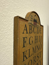 Load image into Gallery viewer, Vintage Alphabet Wooden Farmhouse Wall Plaque
