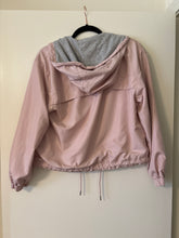Load image into Gallery viewer, Small H&amp;M Light Pink Hooded Wind Breaker Jacket
