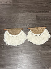 Load image into Gallery viewer, Boho Semi Circle Macrame &amp; Woven Jute Wall Hangers
