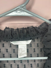 Load image into Gallery viewer, Size 14 H&amp;M Black Plus Size Peasant Style Dress
