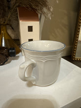 Load image into Gallery viewer, Japan Stonewear Vintage Blue Ashley Floral Tea Cups Set of 2
