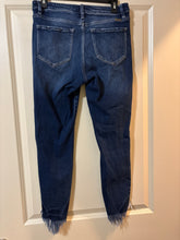 Load image into Gallery viewer, 11/29 Kancan Dark Wash High Waisted Raw Hem Denim Jeans
