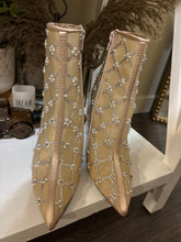 Load image into Gallery viewer, 6.5 Betsey Johnson Larkk Stiletto Bootie Heels
